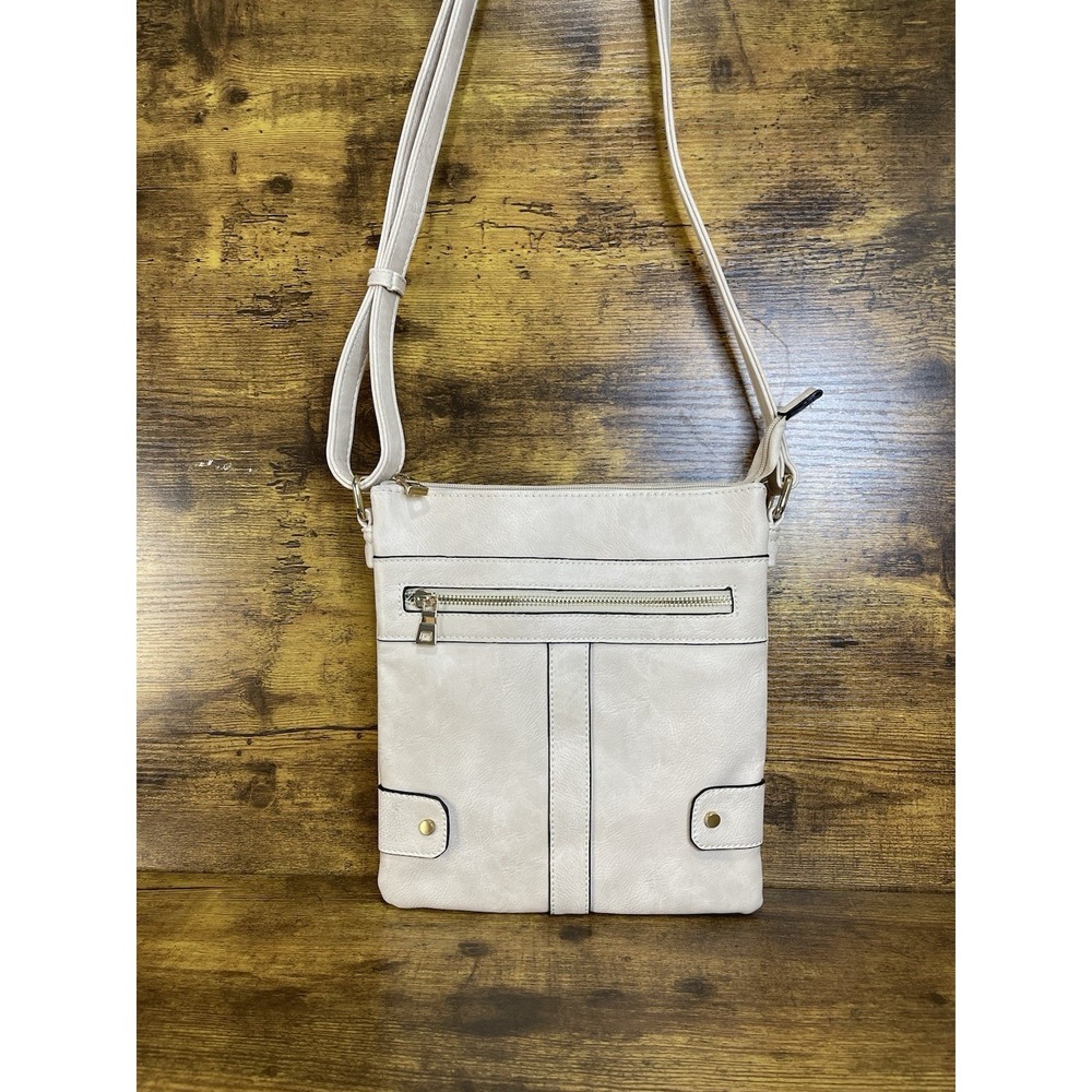 Women's Light Blue‎ Crossbody Bag - Unbranded - Light Blue With Gold Accents B1